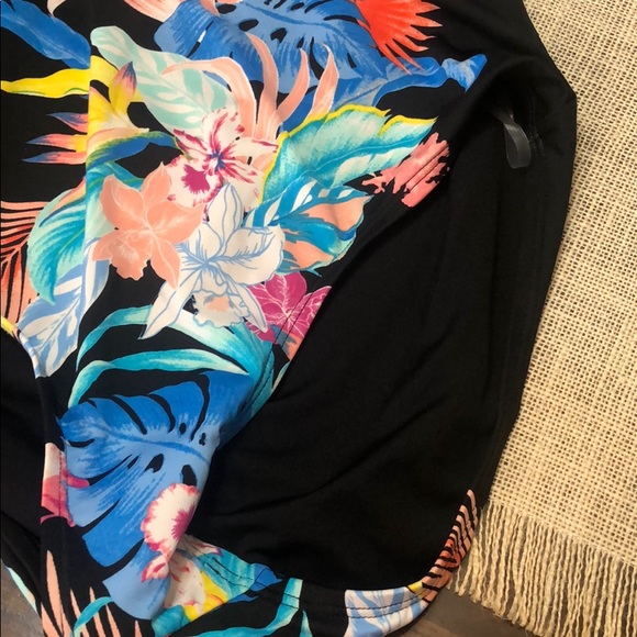 Laundry by Design Floral One Piece Swimsuit NWOT L - Picture 8 of 14